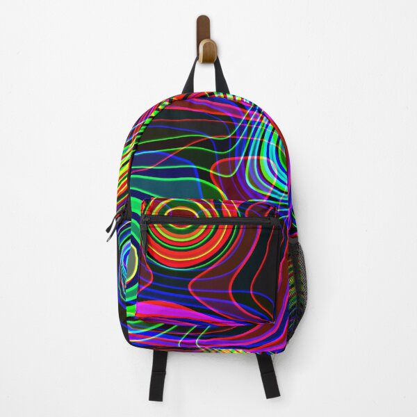 Item preview, Funky Abstract Retro Neon Electronic Lines designed and sold by Prawny.