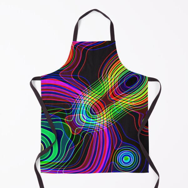 Item preview, Funky Abstract Retro Neon Electronic Lines designed and sold by Prawny.