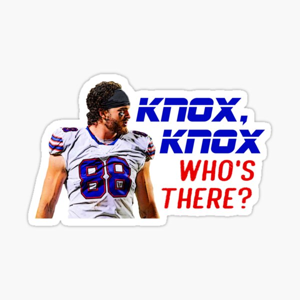 Dawson Knox football Paper Poster Bills 5 - Dawson Knox - Sticker