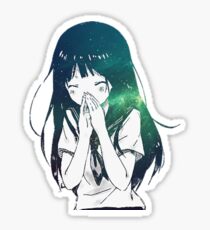 Galaxy Anime Girl Sticker