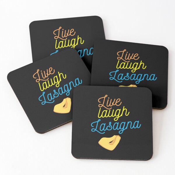 Item preview, Live Laugh Lasagna - Positive Italian Kitchen and Lasagna Lovers designed and sold by JoyTop.