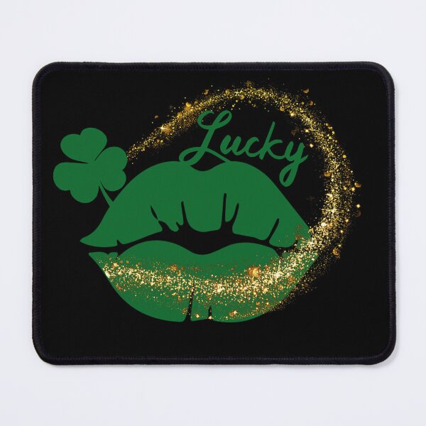 Item preview, ST PATRICKS DAY lucky lips designed and sold by amy greaves.