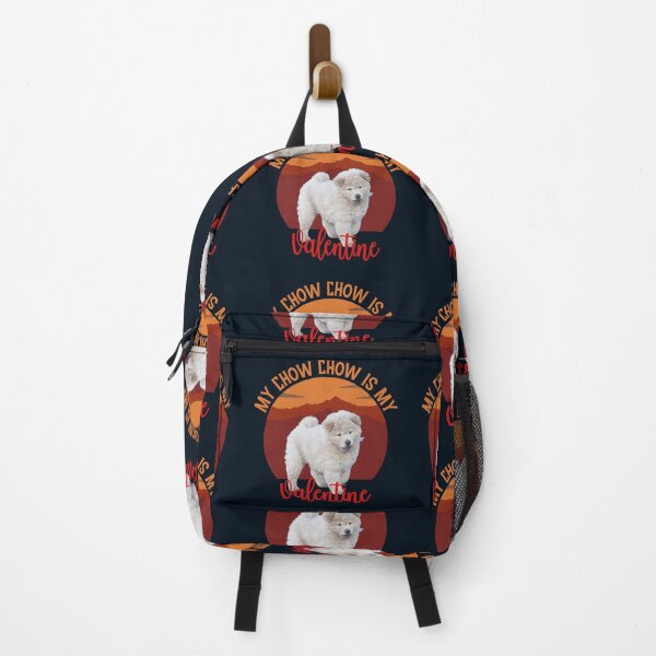 Item preview, My Chow Chow is my Valentine, Dog Lover, White Chow Chow Puppy designed and sold by DiensDesign.