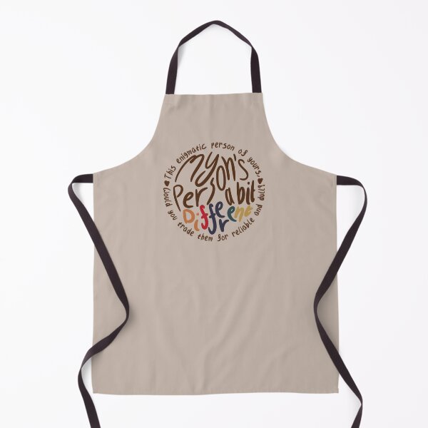 Item preview, My Person’s A Bit Different (brown bg, brown hearts, 13 ‘different’) designed and sold by RadiantDuat.