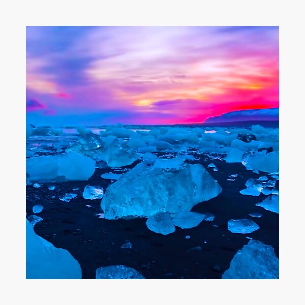 Ice Beach Photographic Print
