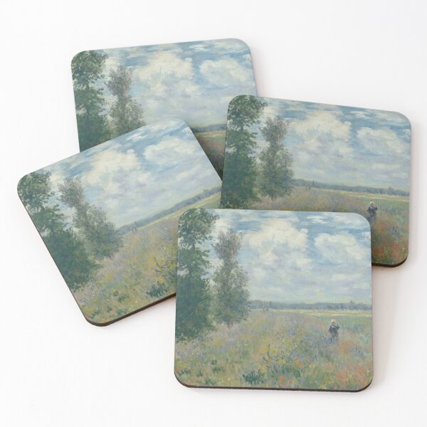 Item preview, Claude Monet's Poppy Field Argenteuil designed and sold by mosfunky.