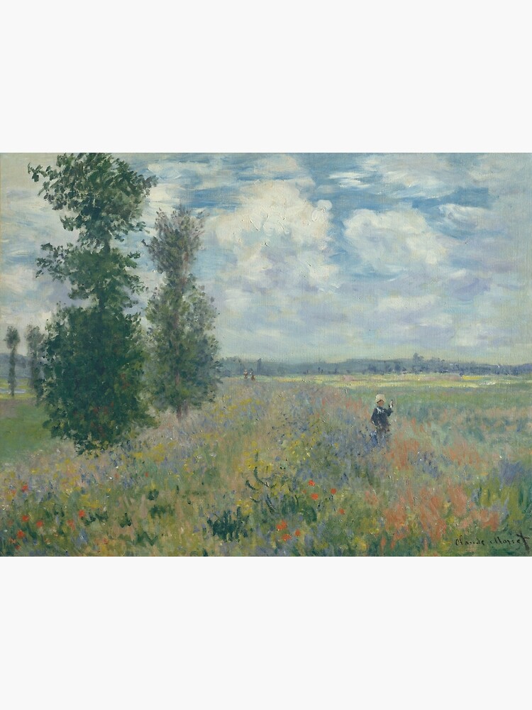 Claude Monet's Poppy Field Argenteuil Poster