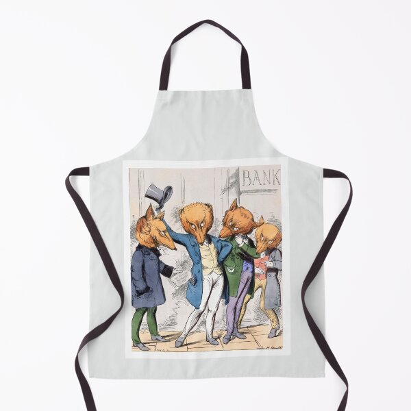 Item preview, Foxes Join the One Percent Club - Modified Victorian-era Cartoon designed and sold by TheCurators.