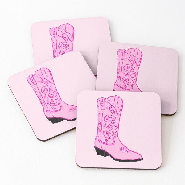 Item preview, Pink preppy cowboy boot cowgirl designed and sold by SUUSCK ★.