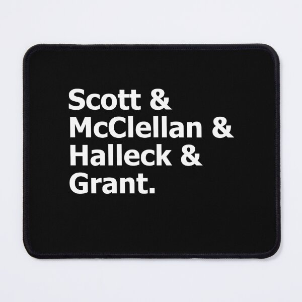 Item preview, Civil War Union Generals Scott McClellan Halleck US Grant designed and sold by The Junto Shop.