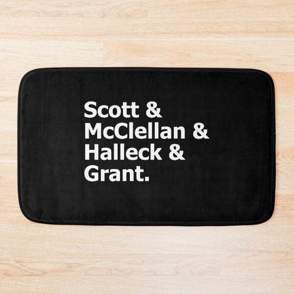 Item preview, Civil War Union Generals Scott McClellan Halleck US Grant  designed and sold by The Junto Shop.