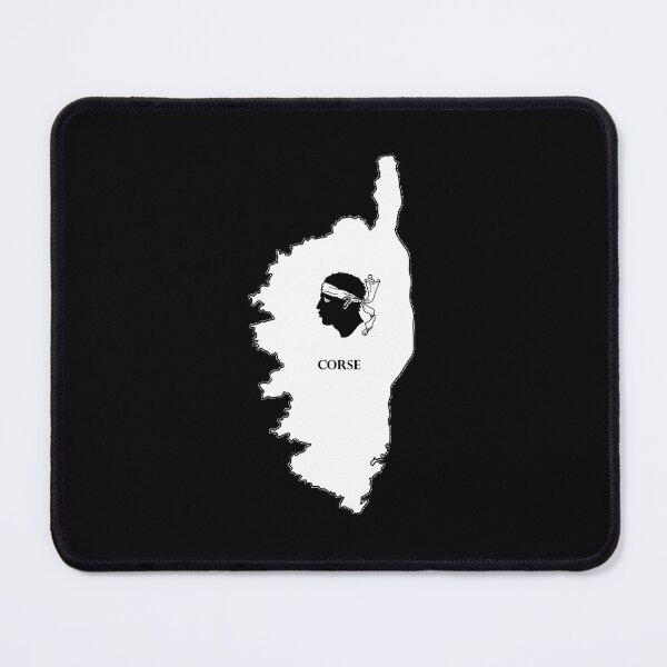 Item preview, Corsica black and white map designed and sold by JohnPro.