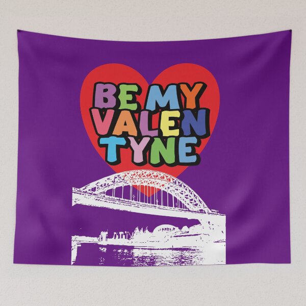 Item preview, Be my ValenTyne, Newcastle Valentine design designed and sold by StencilMyst ..