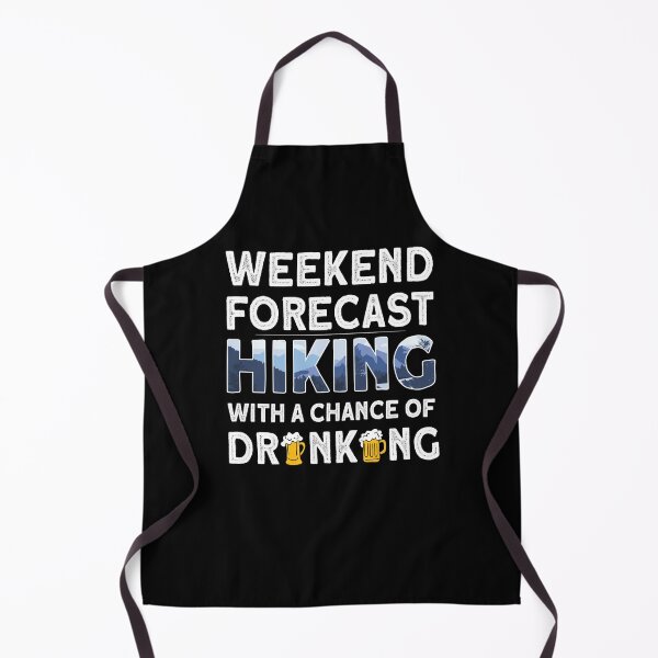 Item preview, Funny Weekend Forecast Hiking Mountain climbers and Hiking designed and sold by Shirt-Kaiser.