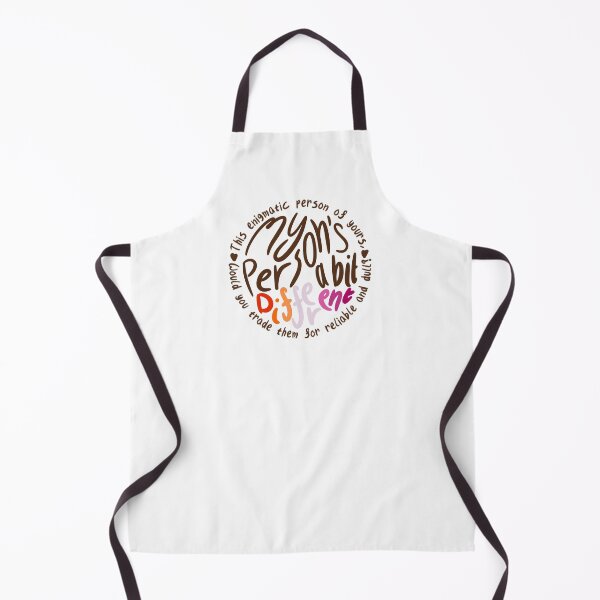 Item preview, My Person’s A Bit Different (white bg, brown hearts, sunset ‘different’) designed and sold by RadiantDuat.