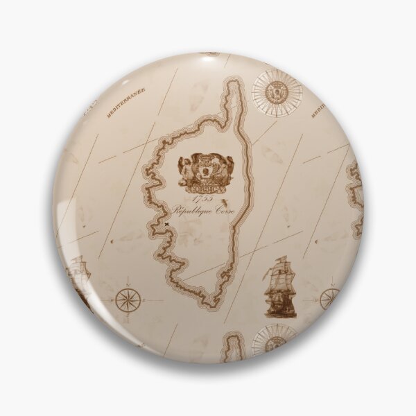 Item preview, Old map Corsica Republic - Bastia designed and sold by JohnPro.