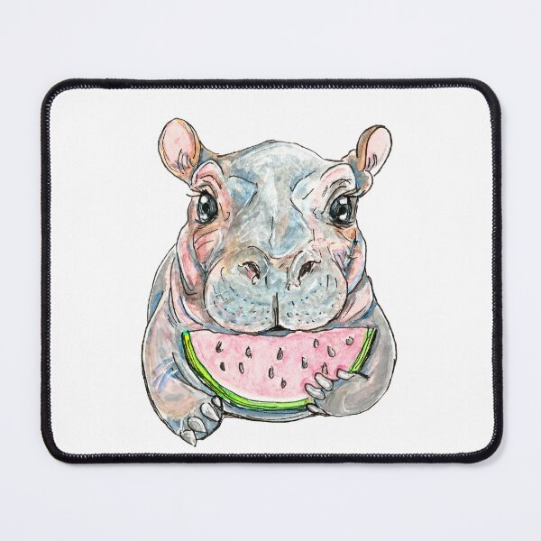 Item preview, Fiona the hippo design designed and sold by justcutebyiris.