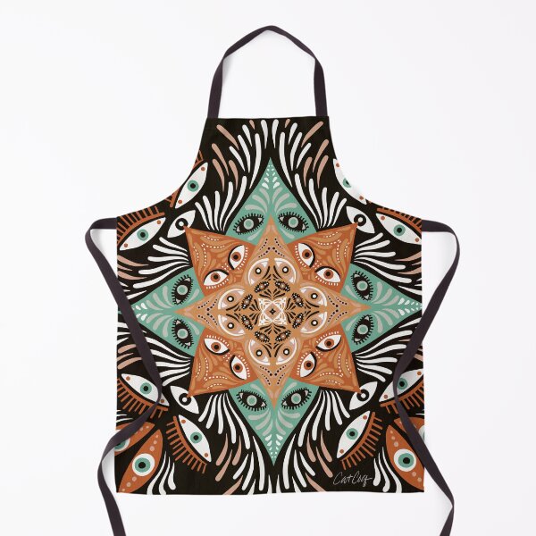 Item preview, Optical Madala – Mint & Mahogany designed and sold by Cat Coquillette.