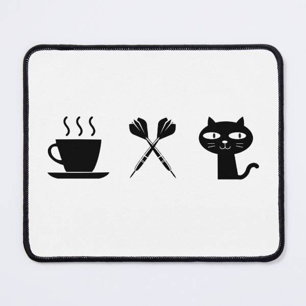 Item preview, Coffee. Cats. Darts designed and sold by TheGreenGoat.