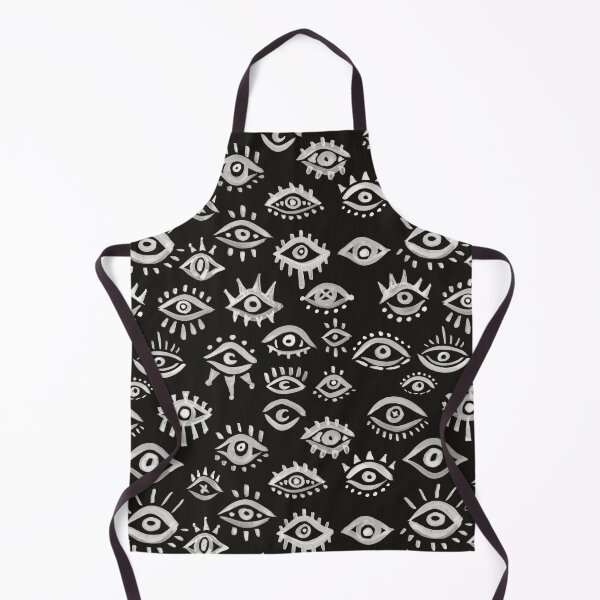 Item preview, Mystic Eyes – White on Black designed and sold by Cat Coquillette.