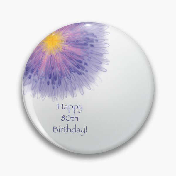 Item preview, 80th Birthday Flower designed and sold by janeynic.