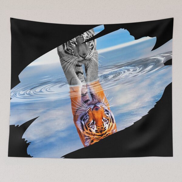 Item preview, Year Of The Tiger - Chinese New Year - Water Tiger - 2022 Black designed and sold by Rainbows Rock.