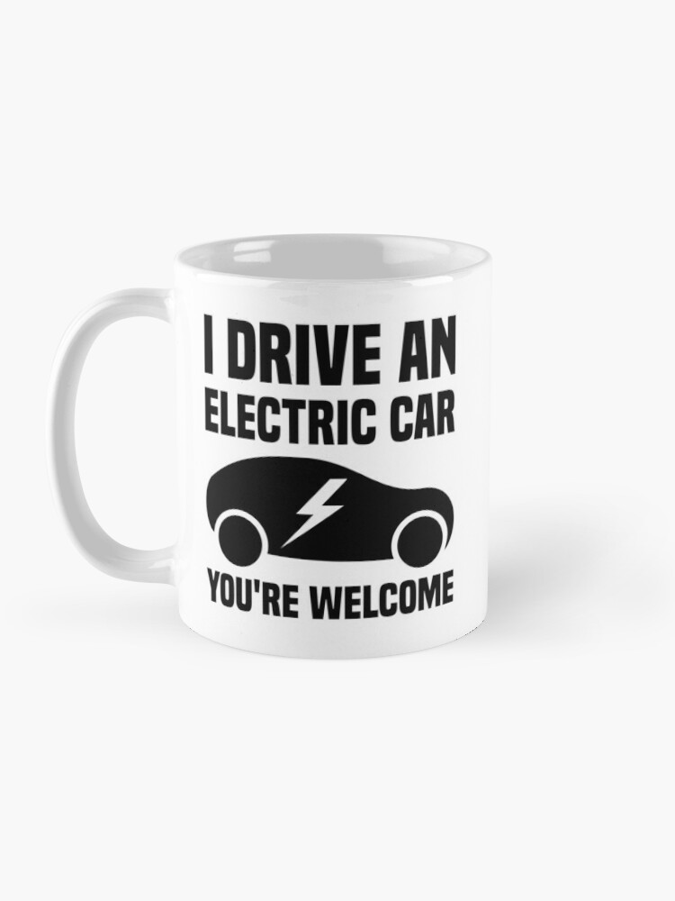 Elektroauto-Tasse: Jetzt kaufen und stolz auf dein E-Auto sein! –