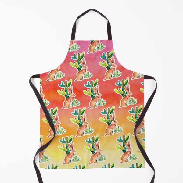 Item preview, Hare and Cactus - Sunset Ombre Background designed and sold by Jesslarsonart.
