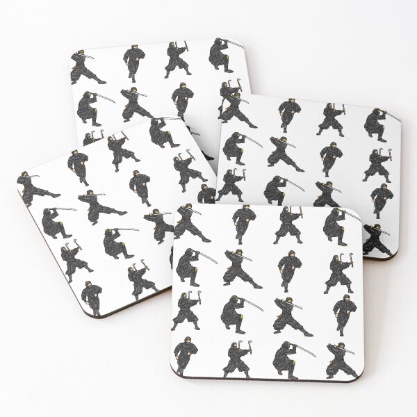 Item preview, Pattern of Ninjas - Black Ninjas - Shadow ninja designed and sold by Macspayne.