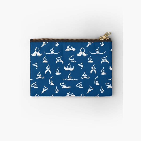 Item preview, Noses and mustaches (on jeans blue) designed and sold by Irina Ivanova.