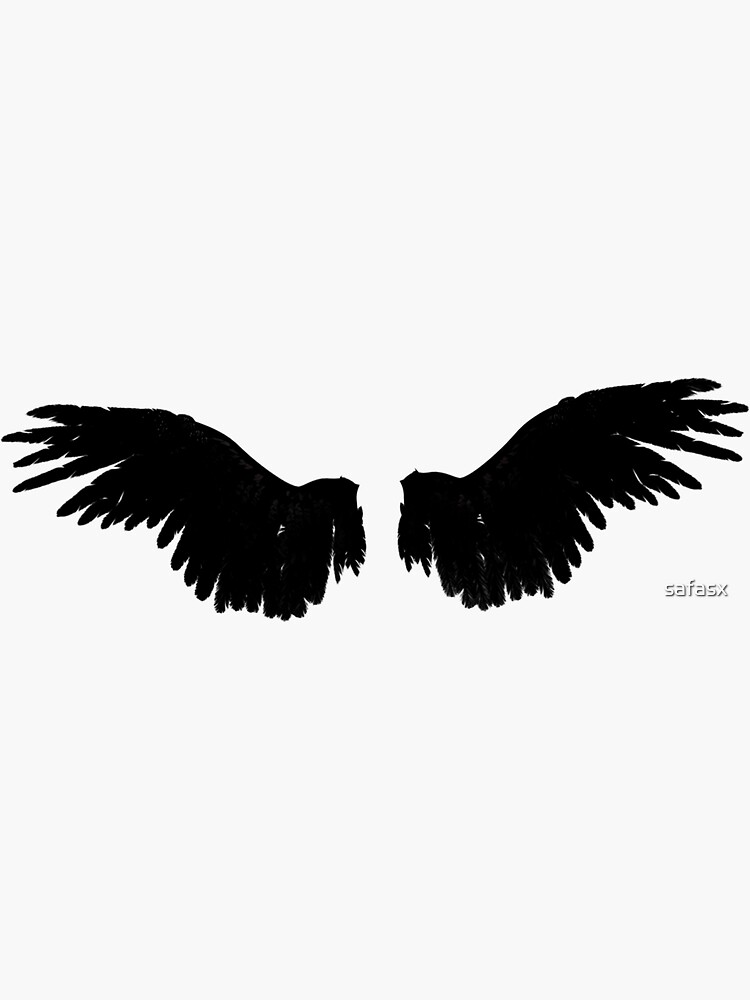 Castiel Wings Sticker for Sale by NerdKeepers