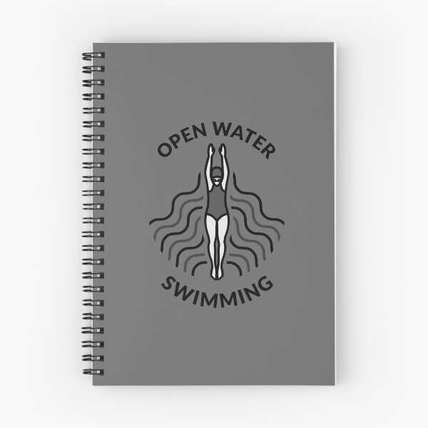 Item preview, Open Water Swimming - Black - Graphic and Text - Wild Swimming Tees designed and sold by WildSwimming.