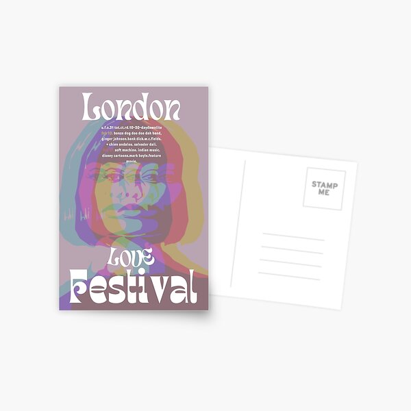 London Love Festival Poster 1960s Psychedelic retro MUSIC Spiral Notebook  for Sale by adrienne75