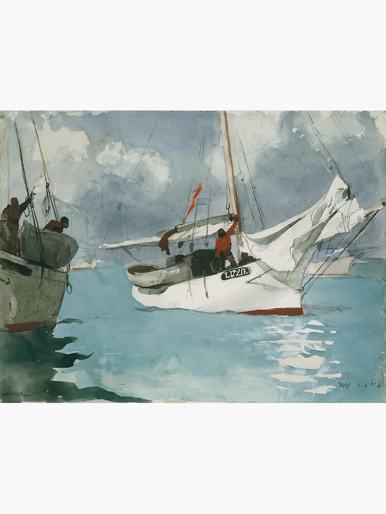 "Winslow Homer's Fishing Boats, Key West" Poster for Sale by mosfunky