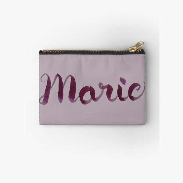 Item preview, Marie handlettered in dark plum designed and sold by Melindrea.