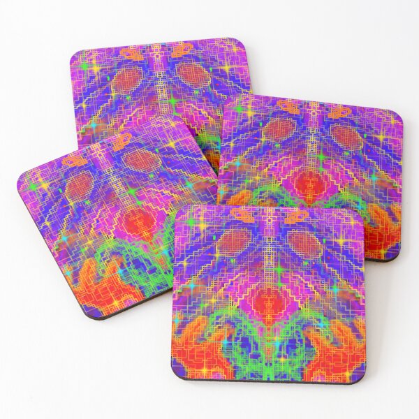 Item preview, Digital Raccoon Psychedelic Print designed and sold by Artbartcart.