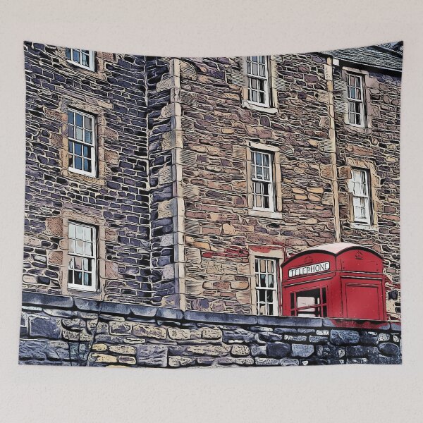 Item preview,  Red Phone Box Illustration designed and sold by SofiaAlves.
