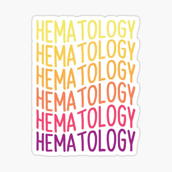 Item preview, Hematology City Sunset Color Scheme designed and sold by Flying-Pencil.
