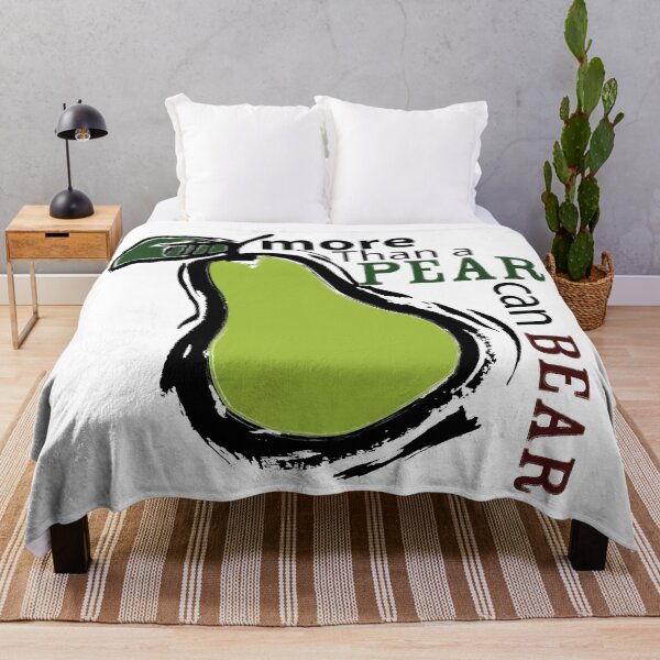 Item preview, Cute Colourful Fruit Design A Green Pear with a Funny Saying and Quote designed and sold by DappleDesign.