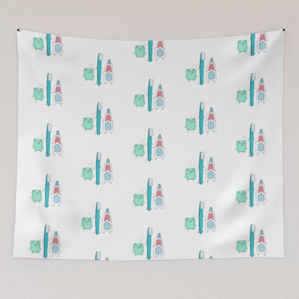 Item preview, Toothbrush Floss and Toothpaste Friends designed and sold by CraftedbyJK.