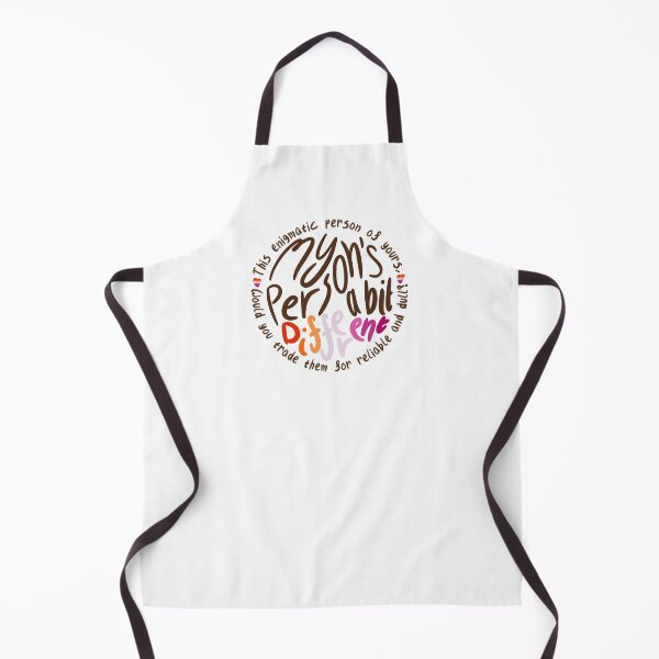 Item preview, My Person’s A Bit Different (white bg, sunset hearts, sunset ‘different’) designed and sold by RadiantDuat.