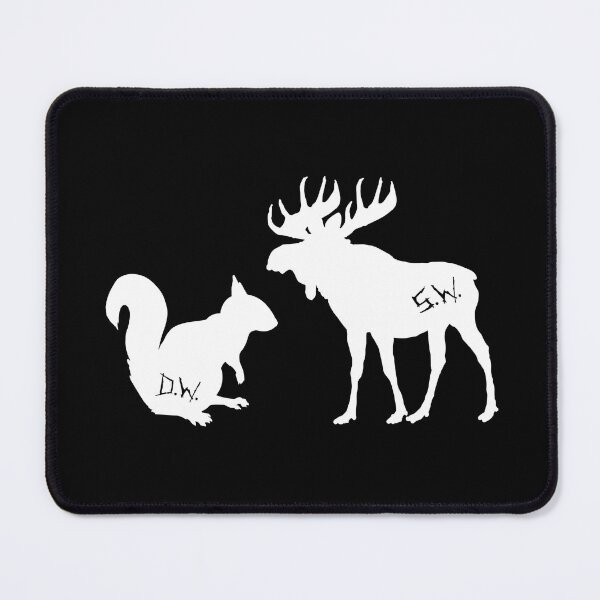Item preview, moose + squirrel - white designed and sold by lexicolor.