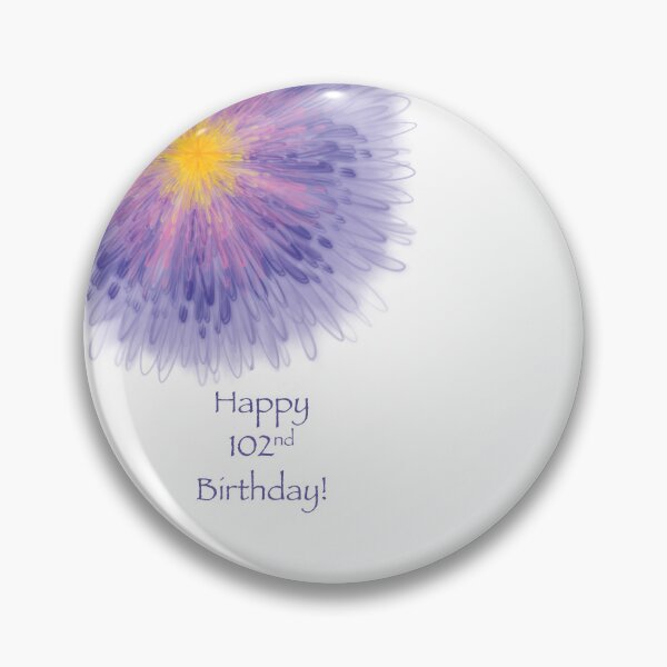 Item preview, 102nd Birthday Flower designed and sold by janeynic.