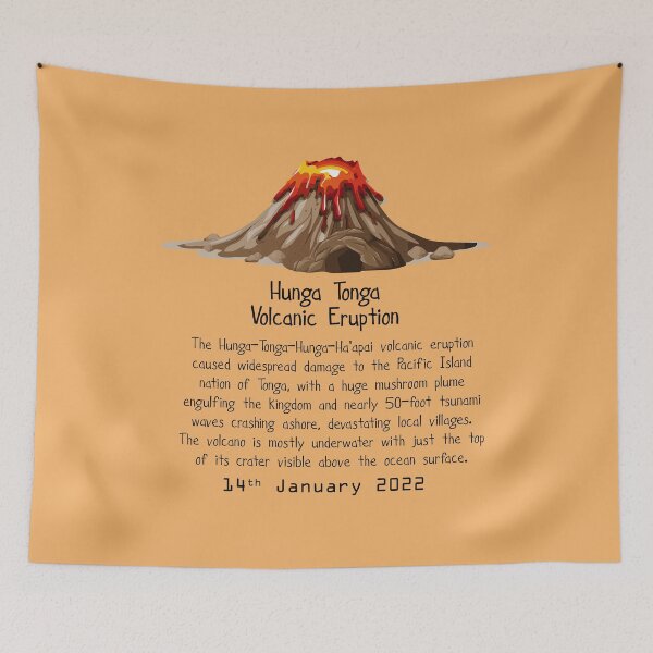 Item preview, Hunga Tonga Volcanic Eruption 01 designed and sold by PodiShawna.