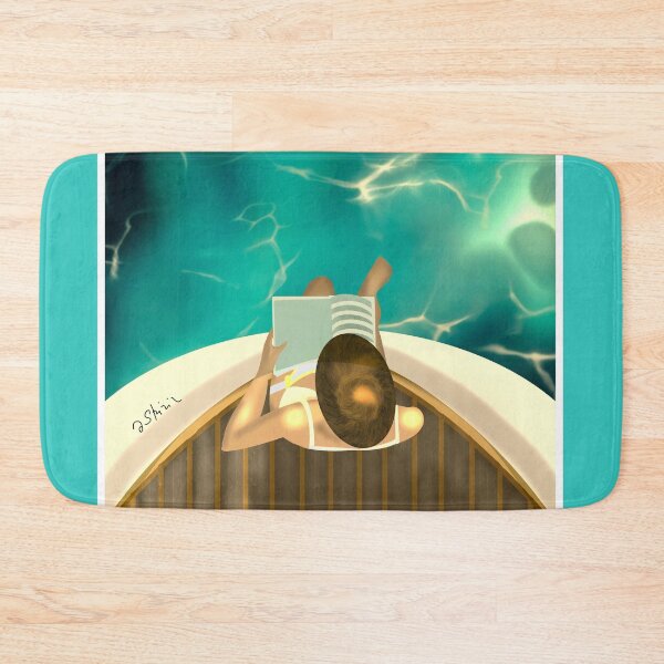 Item preview, young woman reading a book at anchor on the deck of a boat designed and sold by skiair.