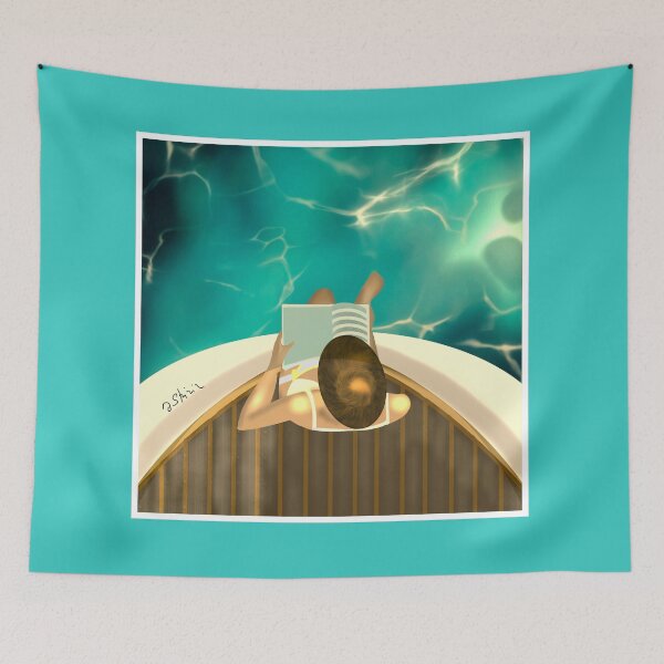 Item preview, young woman reading a book at anchor on the deck of a boat designed and sold by skiair.