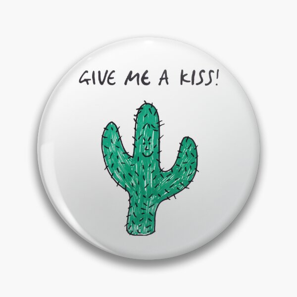 Item preview, Give Me A Kiss! Antisocial Cactus designed and sold by Sketchypenface.