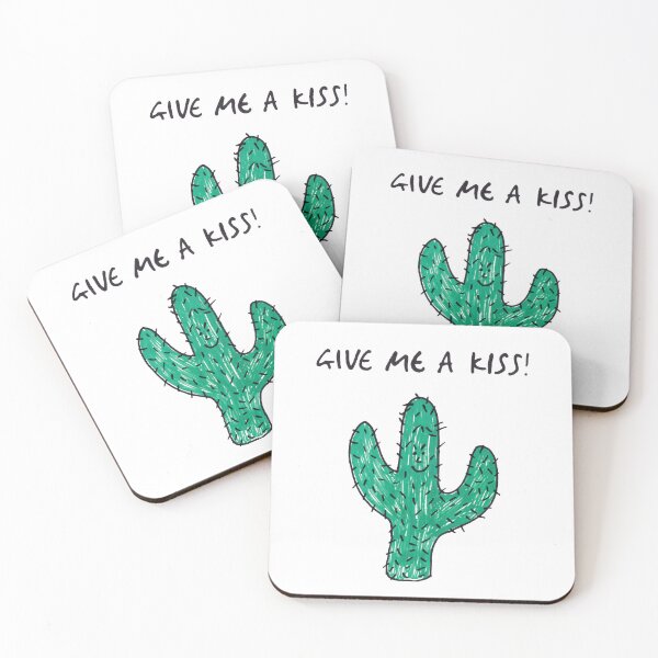 Item preview, Give Me A Kiss! Antisocial Cactus designed and sold by Sketchypenface.