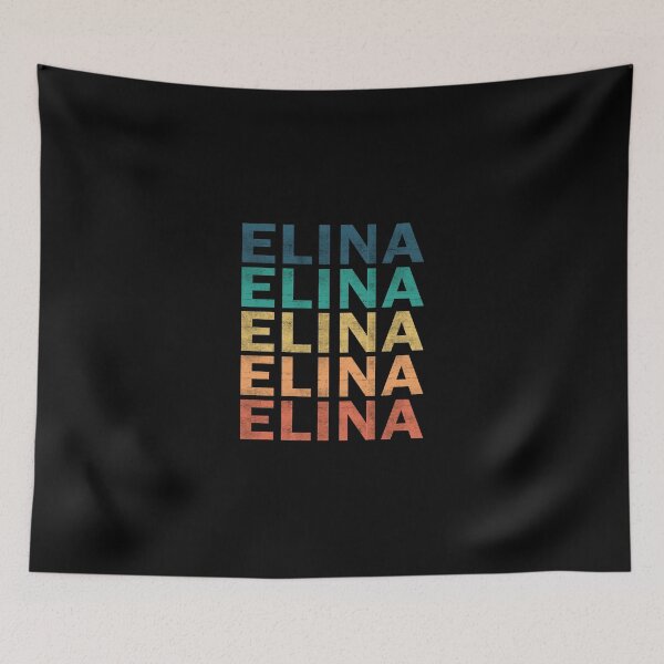 Item preview, Elina Name T Shirt - Elina Vintage Retro Name Gift Item Tee designed and sold by artiagasonya.
