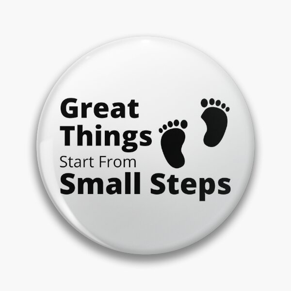 Item preview, Great Things Start From Small Steps designed and sold by RihabPrint.